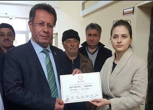 Halil Kulak Mazbatasını Aldı