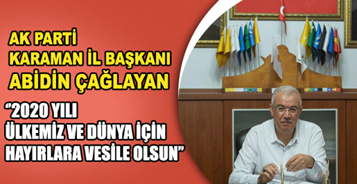 Abidin Çağlayan'ın Yeni Yıl Mesajı