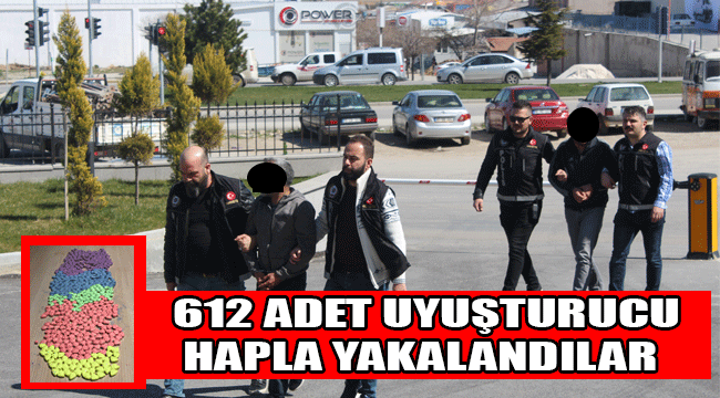 Uyuşturucu hapla yakalanan 2 kişi tutuklandı