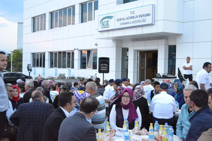 SGK İl Müdürlüğünden iftar yemeği