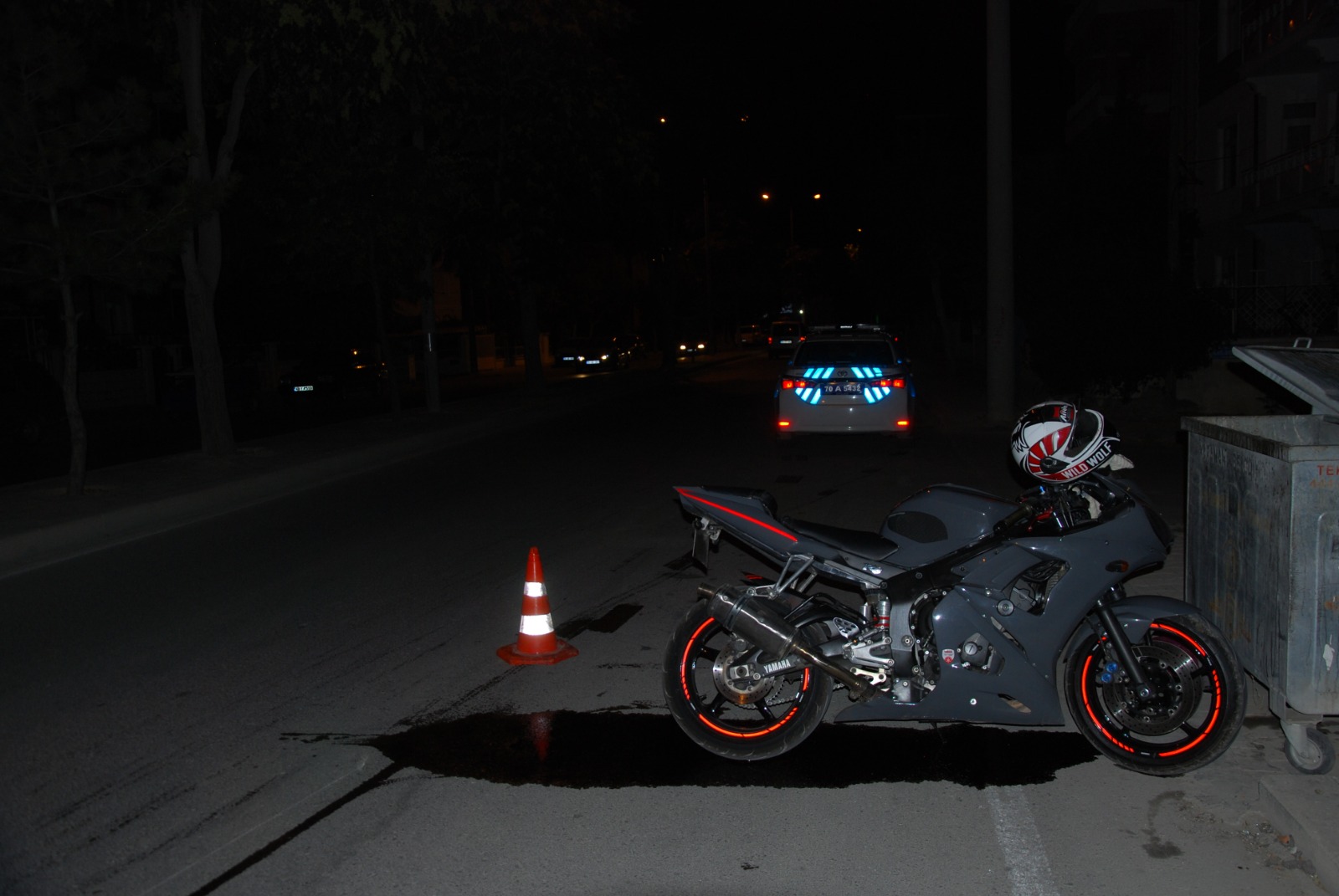 Yine motor kazası