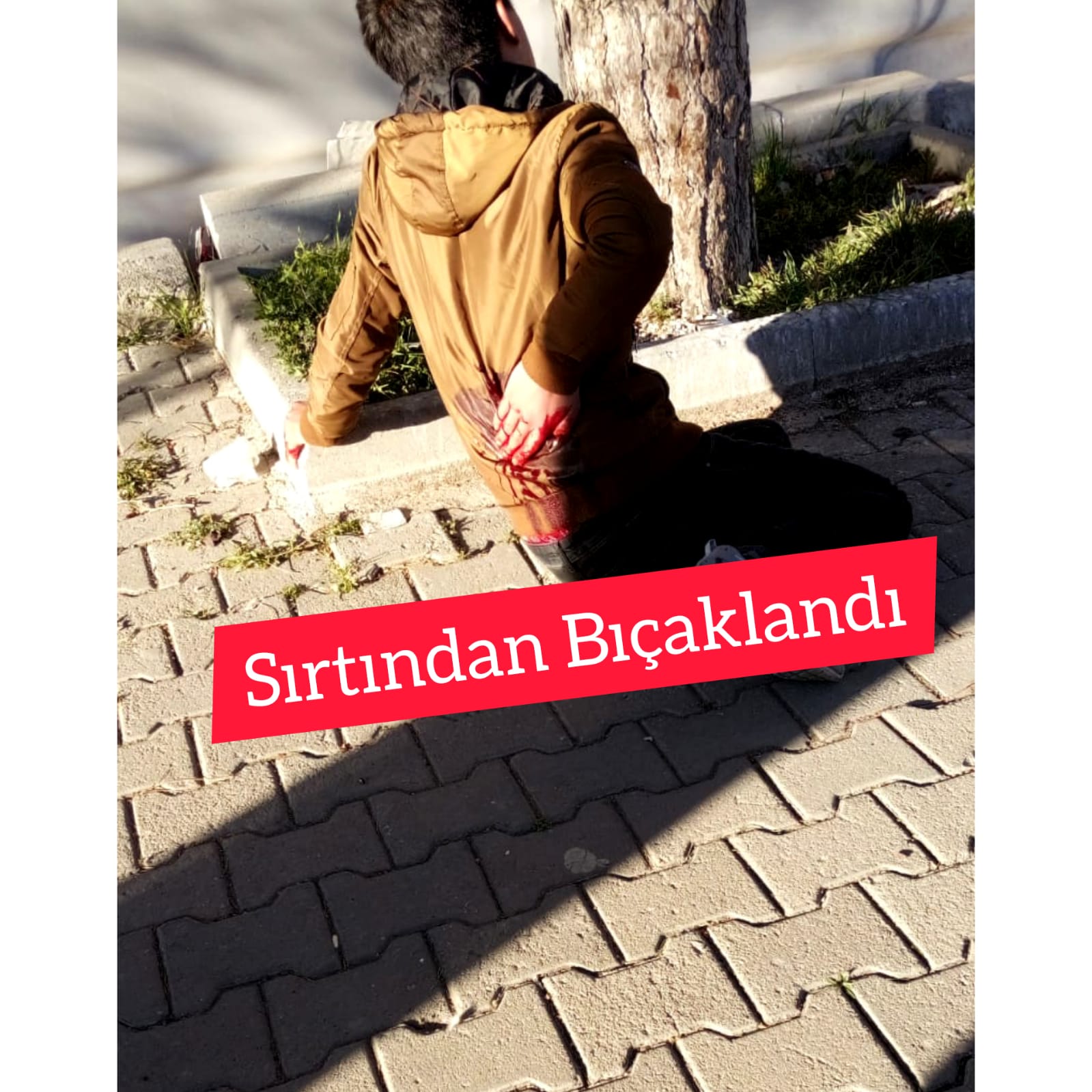 Sırtından bıçaklandı