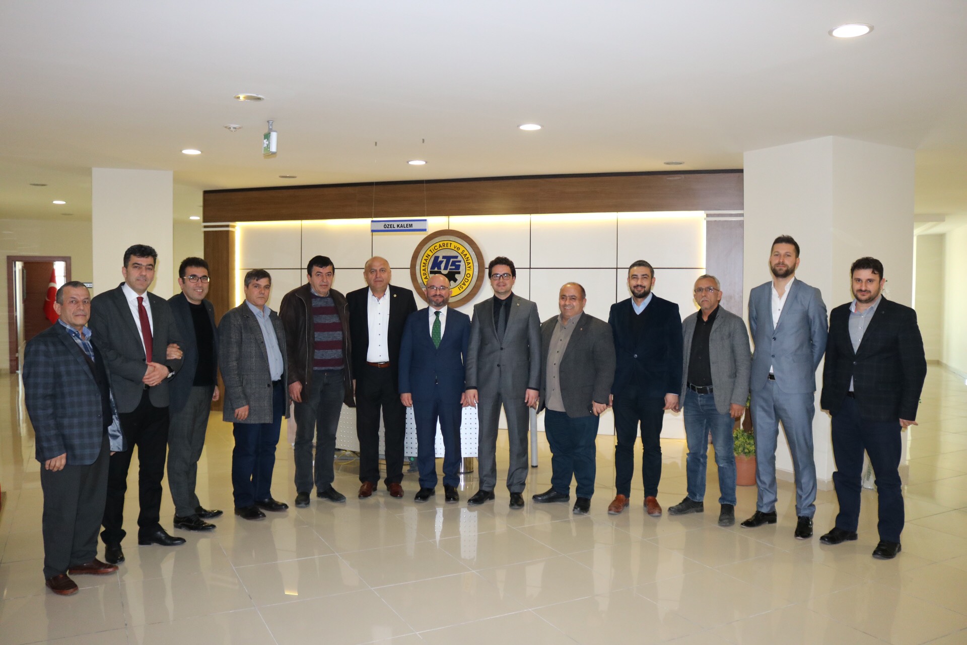 BAŞKAN ADAYI ŞAHİN'DEN KTSO'YA ZİYARET