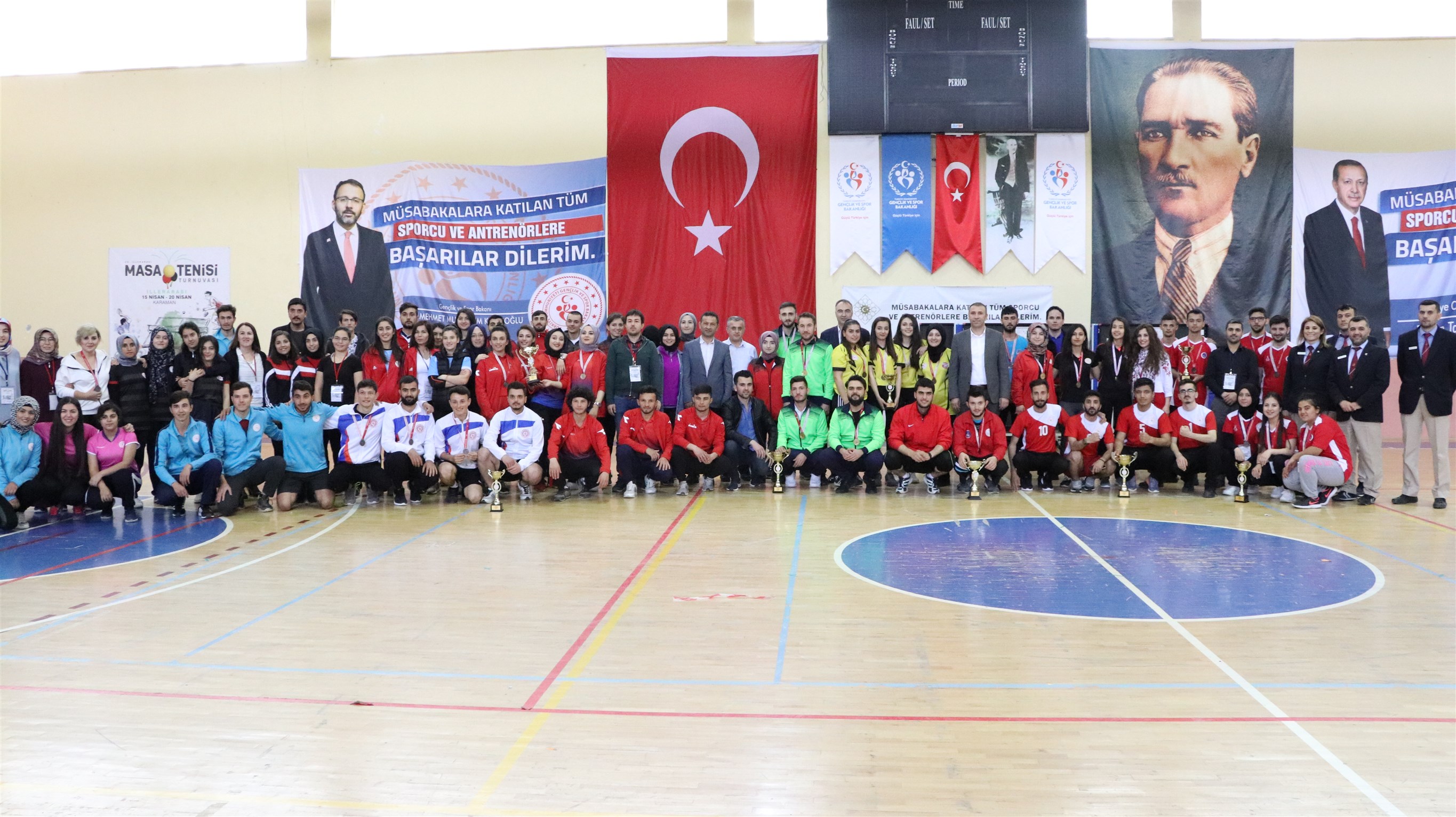 İLLER ARASI KYK MASA TENİSİ GRUP MAÇLARI SONA ERDİ