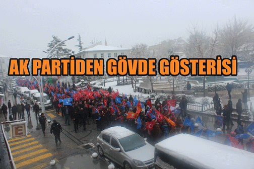 Ak partiden Gövde gösterisi