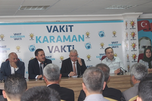 AK Parti Karaman Milletvekili Selman Oğuzhan Eser "Gayemiz seçimi kazanmak veya kaybetmek olmamalı"