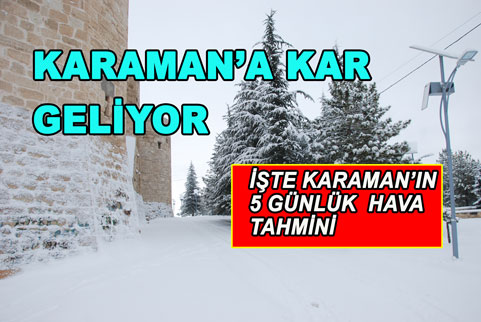 Havalar daha da soğuyacak ! Kar Geliyor