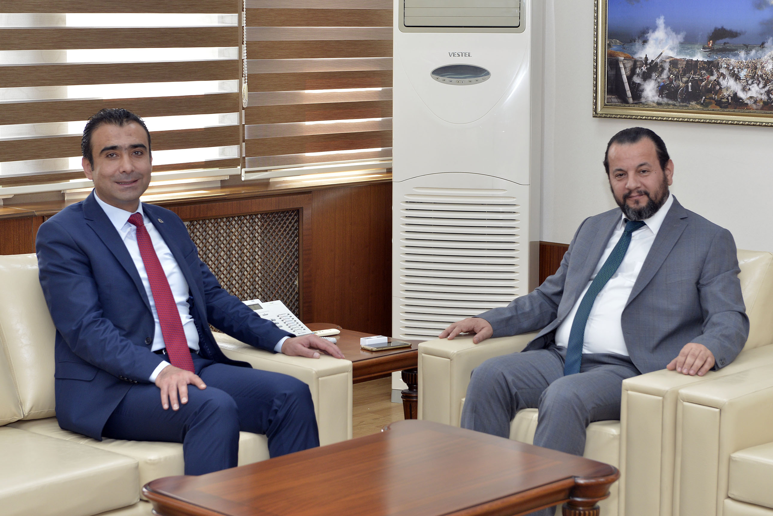 SAVAŞ KALAYCI'DAN REKTÖR AKGÜL'E İADE-İ ZİYARET