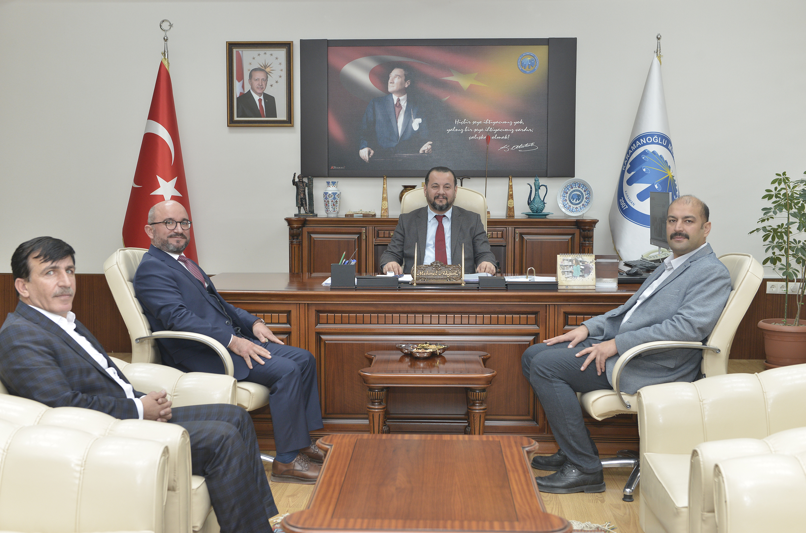 Karaman Belediye Başkan Adayı Şahin, Ziyaretlerine Hızlı Başladı