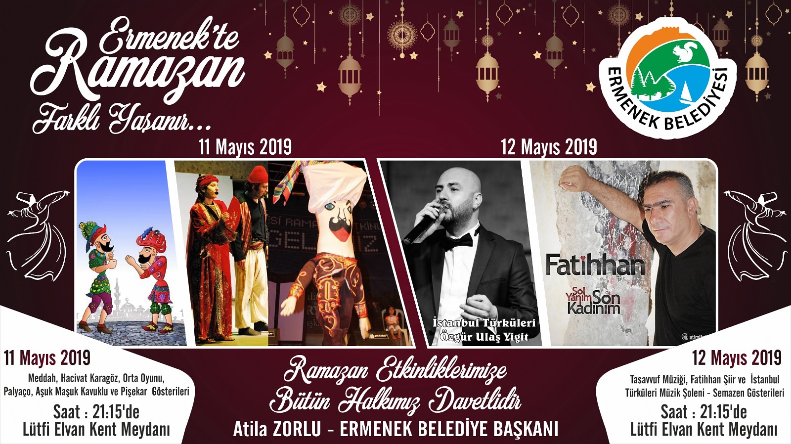 Ermenek Belediyesi Ramazan Şenlikleri Başlıyor.