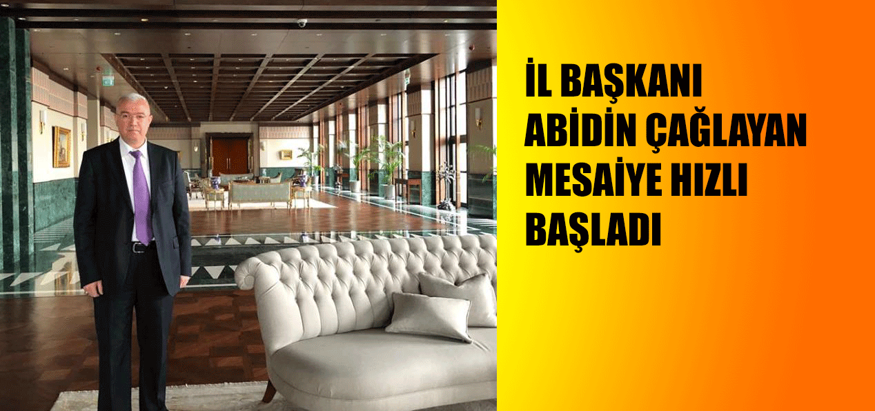 Abidin Çağlayan ayağının tozuyla 28. İstişare ve Değerlendirme Toplantısı'na katıldı.
