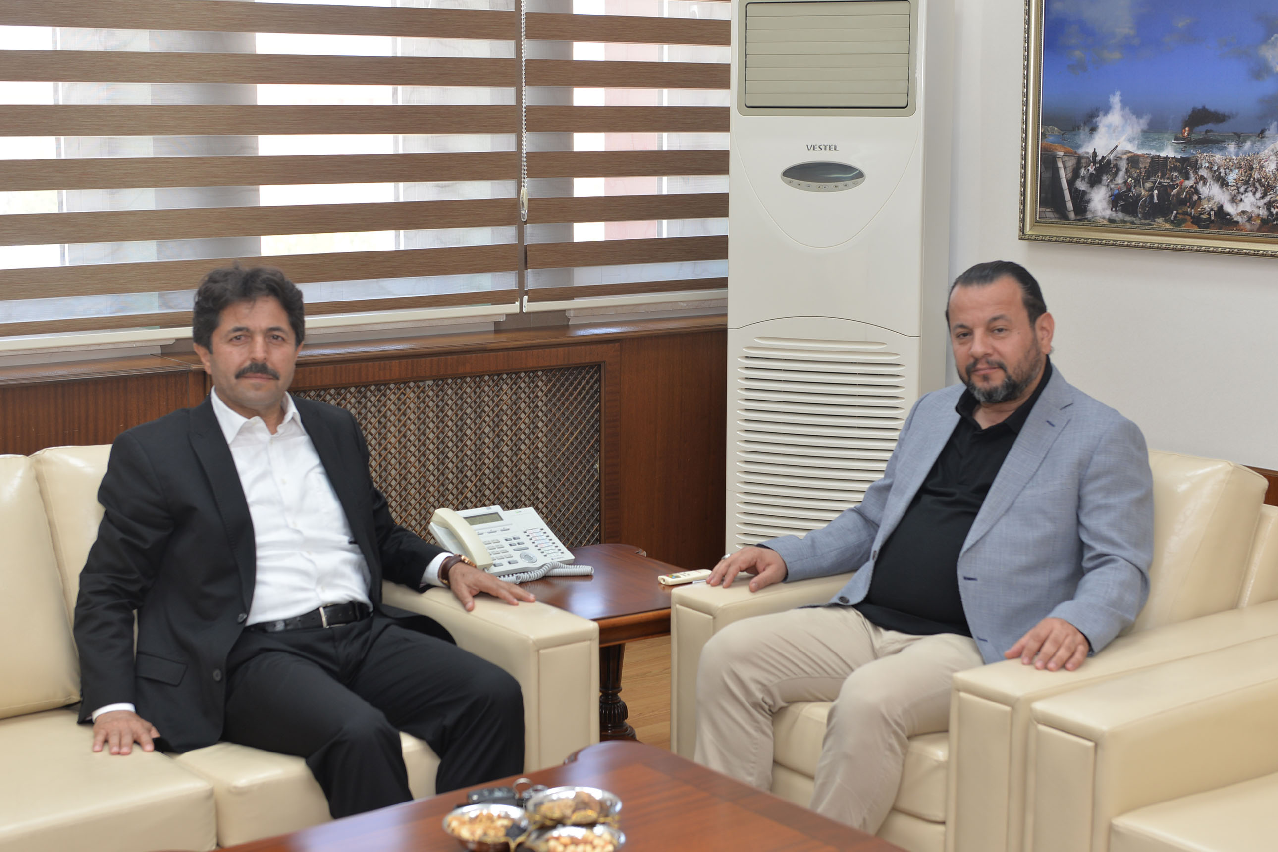 Osman Sağlam'dan Rektör Akgül'e Ziyaret