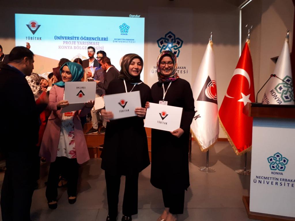 KMÜ öğrencilerine TÜBİTAK ikincilik ödülü