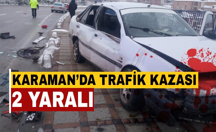Alparslan Türkeş Bulvarında Trafik kazası 2: yaralı