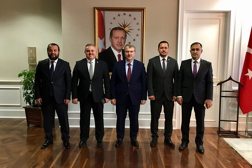 KMÜ REKTÖRÜ MEHMET AKGÜL VE KARAMAN MİLLETVEKİLLERİ TIP FAKÜLTESİ İÇİN SAĞLIK BAKANLIĞINDA