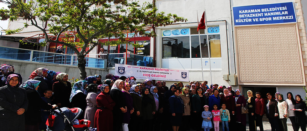 Hanım kursiyerler, el sanatları sergisi açıyor