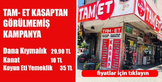 Tam ET Kasap'ta indirim şöleni başladı.