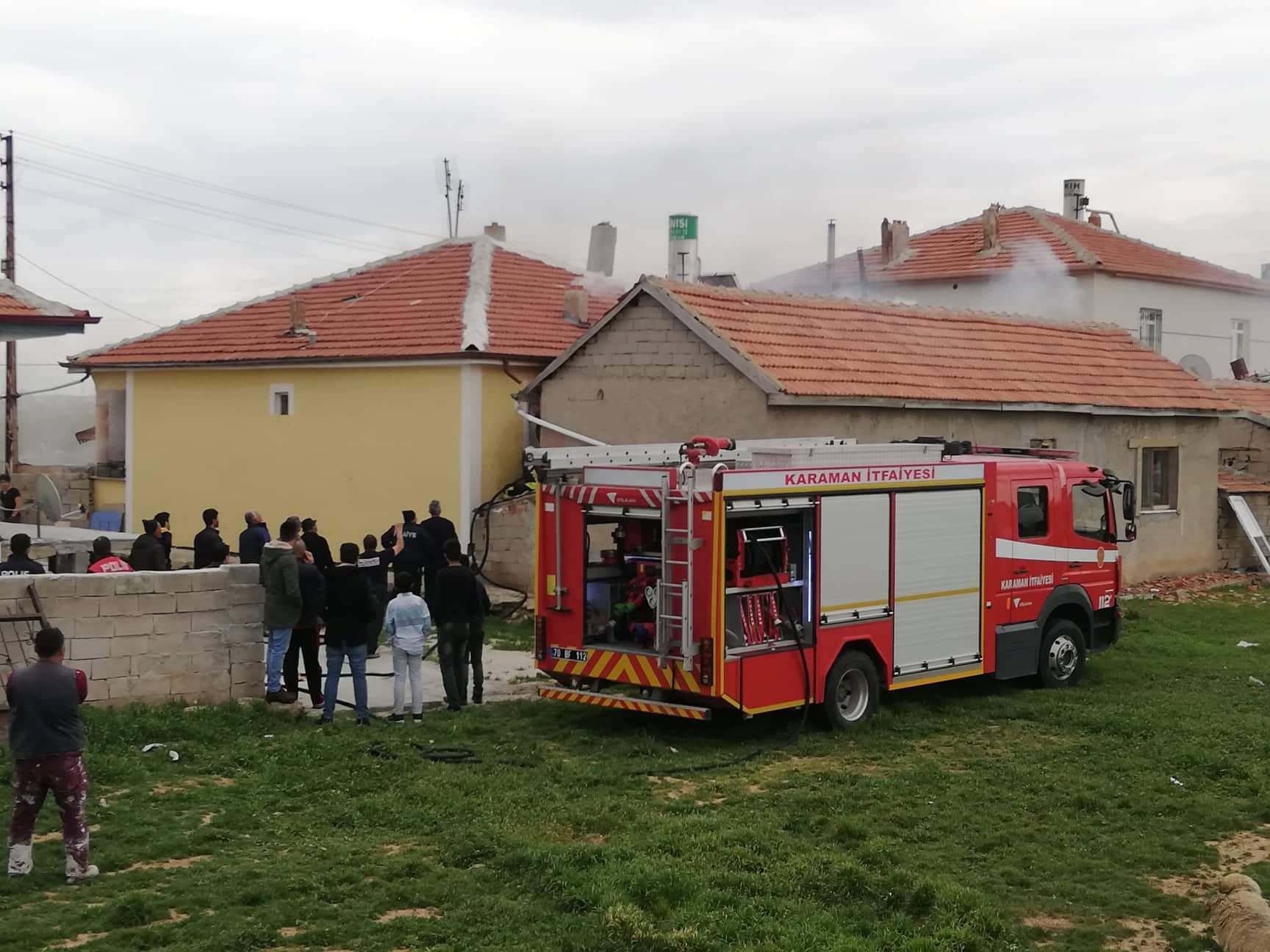 Yangında yatak odasındaki tüm eşyalar yandı