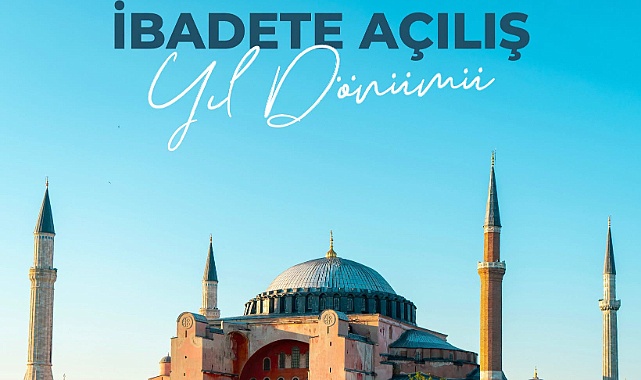 ZİNCİRLER KIRILDI, AYASOFYA AÇILDI